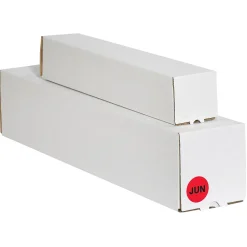 Tape Logic 1" Circle "JUN" Month of the Year Labels, Fluorescent Red, 500/Roll Discount