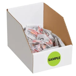 Tape Logic 2" Circle "Sample" Label, Fluorescent Green, 500/Roll Best