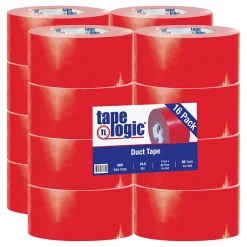 Tape Logic ™ 10 mil Duct Tape, 3" x 60 yds, Red, 16/Pack* Duct Tape