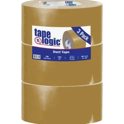 Tape Logic ™ 10 mil Duct Tape, 3" x 60 yds, Beige, 3/Pack* Duct Tape