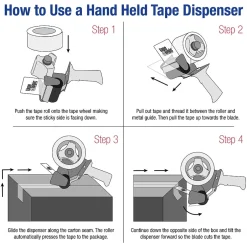 Tape Logic ™ 2" Work Horse Carton Sealing Tape Dispenser (TDWH2)* Tape Dispensers