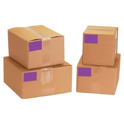Tape Logic 5" x 7" Rectangle Inventory Label, Purple, 500/Roll New