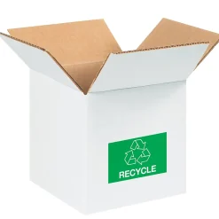 Tape Logic 2" x 3" "RECYCLE" Rectangle Inventory Label, Green, 500/Roll Discount