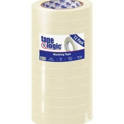 Tape Logic ™ 3/4" x 60 yds. Medium Grade Masking Tape, 12 Rolls* Masking Tape