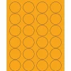 Tape Logic ® Circle Laser Labels, 1 5/8", Fluorescent Orange, 2400/Case (LL193OR)* Address Labels