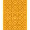 Tape Logic ® Fluorescent Circle Laser Labels, 3/4", Fluorescent Orange, 10800/Case (LL190OR)