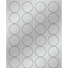 Tape Logic ® Foil Circle Laser Labels, 1 5/8", Silver, 2400/Case (LL216SR)* Address Labels