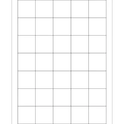 Tape Logic Laser Labels, Rectangle, 1 1/2" x 1 1/2", White, 3500/Carton (LL108)* Address Labels