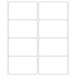 Tape Logic ® Laser Labels, Rectangle, 4" x 2 1/2", White, 800/Case (LL125)* Address Labels