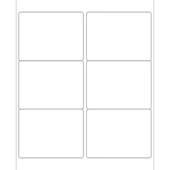 Tape Logic ® Laser Labels, Rectangle, 4" x 3", White, 600/Case (LL126)* Address Labels