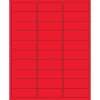 Tape Logic ® Rectangle Laser Labels, 2 5/8" x 1", Fluorescent Red, 3000/Case (LL173RD)* Address Labels