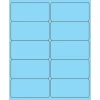 Tape Logic ® Rectangle Laser Labels, 4" x 2", Pastel Blue, 1000/Case (LL178BE)* Address Labels