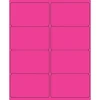 Tape Logic ® Rectangle Laser Labels, 4" x 2 1/2", Fluorescent Pink, 800/Case (LL179PK)* Address Labels
