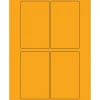 Tape Logic ® Rectangle Laser Labels, 3" x 5", Fluorescent Orange, 400/Case (LL175OR)* Address Labels