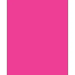 Tape Logic ® Rectangle Laser Labels, 8 1/2" x 11", Fluorescent Pink, 100/Case (LL185PK)* Address Labels