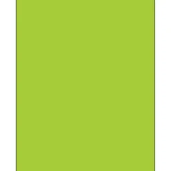 Tape Logic ® Rectangle Laser Labels, 8 1/2" x 11", Fluorescent Green, 100/Case (LL185GN)