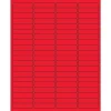 Tape Logic ® Rectangle Laser Labels, 1 15/16" x 1/2", Fluorescent Red, 8000/Case (LL171RD)
