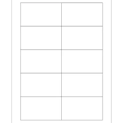 Tape Logic ® Rectangular Laser Labels, 3 1/2" x 2", White, 1000/Case (LL118)