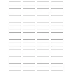Tape Logic ® Weather-Resistant Laser Labels, 1 3/4" x 1/2", White, 8000/Case (LL250WR)* Address Labels