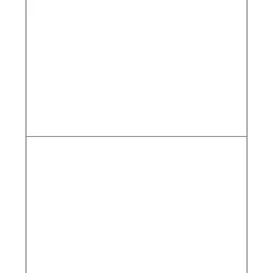 Tape Logic ® Weather-Resistant Laser Labels, 8 1/2" x 5 1/2", White, 200/Case (LL255WR)* Address Labels