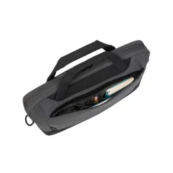 Targus Cypress Laptop Briefcase, Gray Fabric (TBS92602GL)