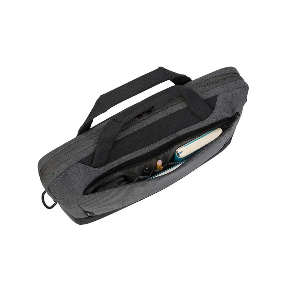 Targus Cypress Laptop Briefcase, Gray Fabric (TBS92602GL)