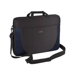 Targus Neoprene Laptop Sleeve for 17" Laptops, Black/Blue (CVR217)