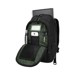 Targus Spruce EcoSmart Backpack, Black/Green (TBB013US)