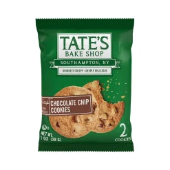 Cookies<Tates Bake Shop Tate's Bake Shop Chocolate Chip Cookies, 1 oz, 32/Carton (TBS07134)