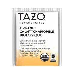 Tea<Tazo Calm Decaf Chamomile Herbal Tea, Tea Bag, 0.73 Oz., 16/Box (10794522003546)