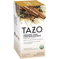Tea<Tazo Chai Tea Bags, 24/Box (21010)