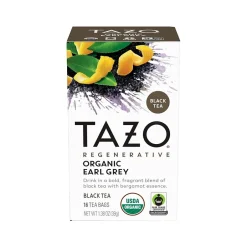 Tea<Tazo Earl Gray Black Tea, Tea Bag, 1.38 Oz., 16/Box (10794522003522)