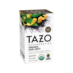 Tea<Tazo Earl Gray Black Tea, Tea Bag, 1.38 Oz., 16/Box (10794522003522)