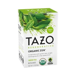 Tea<Tazo Zen Green Tea, Tea Bag, 1.2 Oz., 16/Box (10794522003096)