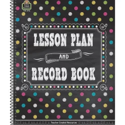 Discount Chalkboard Brights 160 Pages, Lesson Planner and Record Book, Each (TCR3716) Grade Books