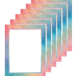 New Watercolor Computer Paper, 50 Sheets Per Pack, 6 Packs (TCR8967-6) Classroom Paper