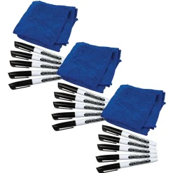 Teacher Created Resources Dry Erase Markers, Fine Tip, Black, 5/Pack, 3 Packs (TCR77268-3) Outlet