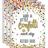 Hot Confetti Record Book, Pack of 3 (TCR3570-3) Grade Books