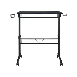 Online 36" Mobile Desk, Black (RTA-3800SU-BK) Corner Desks