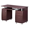 47"W Computer Desk, Chocolate (RTA-4985-CH36) Corner Desks