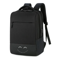 TechProtectus Laptop Backpack, Black, Nylon (TP-BK-BP15)