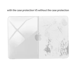 TechProtectus Laptop Case with Keyboard Cover and Screen Protector, Clear, Plastic (TP-CYCL-MP13ST)