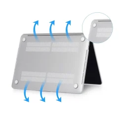 TechProtectus Laptop Case with Keyboard Cover and Screen Protector, Clear, Plastic (TP-CYCL-MP13ST)