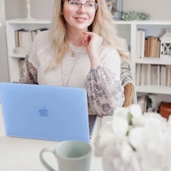 TechProtectus Laptop Case with Keyboard Cover and Screen Protector, Serenity Blue (TP-SB-K-MP16M1X)