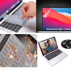 TechProtectus Laptop Case with Keyboard Cover and Screen Protector, Clear, Plastic (TP-CYCL-MP14ST)