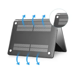 TechProtectus Laptop Case with Keyboard Cover and Screen Protector, Black, Plastic (TP-BK-K-MP14M1)