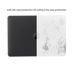 TechProtectus Laptop Case with Keyboard Cover and Screen Protector, Black, Plastic (TP-BK-K-MP14M1)