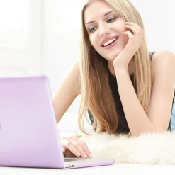 TechProtectus Laptop Case with Keyboard Cover and Screen Protector, Light Purple, Plastic (TP-LP-K-MP13M1)