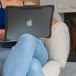 TechProtectus Rugged Laptop Sleeve with Keyboard Cover for Apple 13.6 Macbook Air 2022 M2, Black (TP-RBK-MA13M2)