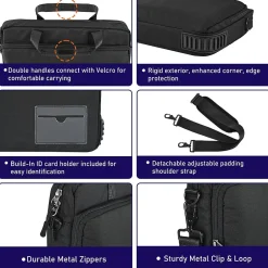 TechProtectus Shockproof Laptop Briefcase for 11-13